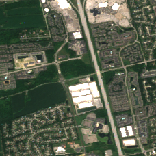 AWS Hilliard 5113 Hayden Run site on 2025-08-01, Sentinel-2 satellite true color