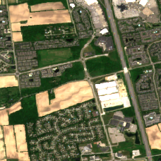 AWS CMH - 5121 Hayden (Hilliard) site on 2020-06-08, Sentinel-2 satellite true color