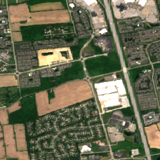 AWS CMH - 5121 Hayden (Hilliard) site on 2022-06-03, Sentinel-2 satellite true color