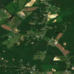 AWS Desper Creek Technology Campus site on 2022-06-19, Sentinel-2 satellite true color