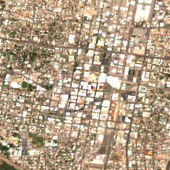 Albuquerque ABQ1 site on 2024-05-25, Sentinel-2 satellite true color