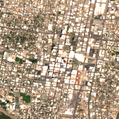 Albuquerque ABQ1 site on 2025-08-03, Sentinel-2 satellite true color