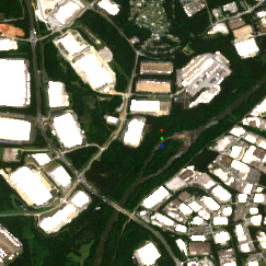 Lithia Springs ATL1 site on 2024-05-28, Sentinel-2 satellite true color
