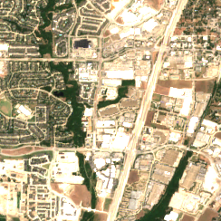 Allen DFW2 site on 2018-07-31, Sentinel-2 satellite true color
