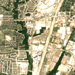 Allen DFW2 site on 2022-06-20, Sentinel-2 satellite true color