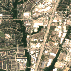 Allen DFW2 site on 2025-09-10, Sentinel-2 satellite true color