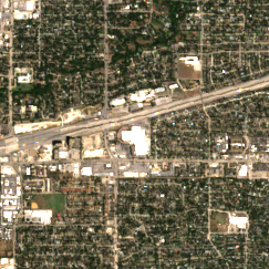 Dallas DFW3 site on 2024-09-10, Sentinel-2 satellite true color