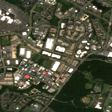 CenterSquare Sterling IAD1-A site on 2024-09-09, Sentinel-2 satellite true color