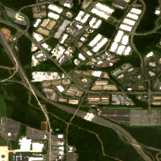 Dulles IAD3 site on 2020-09-15, Sentinel-2 satellite true color