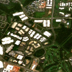 Ashburn IAD4 site on 2020-09-15, Sentinel-2 satellite true color