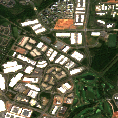 Ashburn IAD4 site on 2024-09-09, Sentinel-2 satellite true color