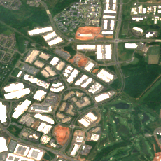 Ashburn IAD4 site on 2025-06-03, Sentinel-2 satellite true color