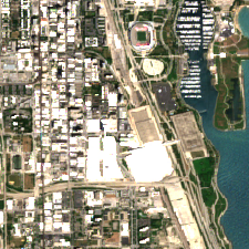 Chicago ORD1 site on 2022-07-09, Sentinel-2 satellite true color