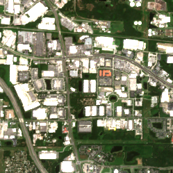 Centersquare Tampa TP1 site on 2020-08-01, Sentinel-2 satellite true color