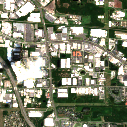 Centersquare Tampa TP1 site on 2022-05-08, Sentinel-2 satellite true color