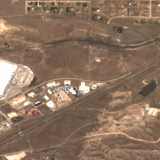 Cheyenne Immersion Campus site on 2022-08-29, Sentinel-2 satellite true color