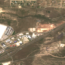 Cheyenne Immersion Campus site on 2025-08-20, Sentinel-2 satellite true color