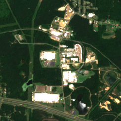 Clinton Facility site on 2022-06-19, Sentinel-2 satellite true color