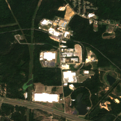 Clinton Facility site on 2025-09-18, Sentinel-2 satellite true color