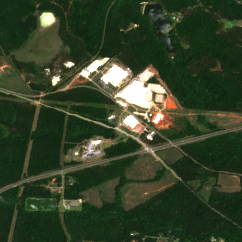 CleanSpark Sandersville site on 2025-05-22, Sentinel-2 satellite true color