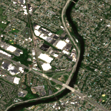 Colocation America New Jersey (100 Delawanna Ave, Clifton) site on 2018-07-07, Sentinel-2 satellite true color