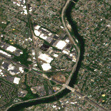 Colocation America New Jersey (100 Delawanna Ave, Clifton) site on 2020-07-06, Sentinel-2 satellite true color