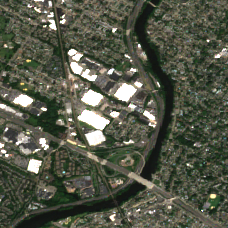 Colocation America New Jersey (100 Delawanna Ave, Clifton) site on 2024-09-03, Sentinel-2 satellite true color