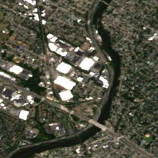 Colocation America New Jersey (100 Delawanna Ave, Clifton) site on 2025-08-22, Sentinel-2 satellite true color