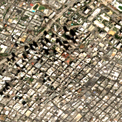 Colocation America Los Angeles (530 West 6th St) site on 2018-09-16, Sentinel-2 satellite true color
