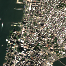 Colocation America New York (60 Hudson St) site on 2024-09-03, Sentinel-2 satellite true color