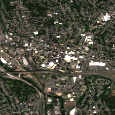 Colocation America Connecticut (108 Bank St, Waterbury) site on 2020-09-19, Sentinel-2 satellite true color