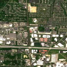 Cologix COL1 site on 2020-06-08, Sentinel-2 satellite true color