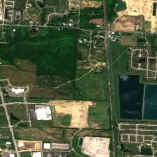 Cologix COL5 (Lewis Center / Orange Township) site on 2018-06-14, Sentinel-2 satellite true color