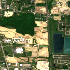 Cologix COL5 (Lewis Center / Orange Township) site on 2020-06-08, Sentinel-2 satellite true color