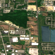 Cologix COL5 (Lewis Center / Orange Township) site on 2022-06-03, Sentinel-2 satellite true color