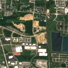 Cologix COL5 (Lewis Center / Orange Township) site on 2025-08-01, Sentinel-2 satellite true color