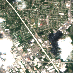 JAX2 site on 2018-05-09, Sentinel-2 satellite true color