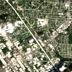 JAX2 site on 2025-07-28, Sentinel-2 satellite true color