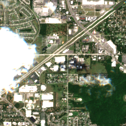 Cologix Lakeland LAK1 site on 2022-05-08, Sentinel-2 satellite true color