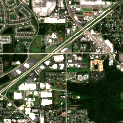 Cologix Lakeland LAK1 site on 2025-09-19, Sentinel-2 satellite true color