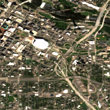Cologix Minneapolis MIN1 site on 2024-09-07, Sentinel-2 satellite true color