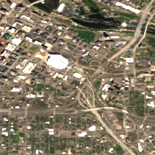 Cologix Minneapolis MIN1 site on 2025-05-05, Sentinel-2 satellite true color
