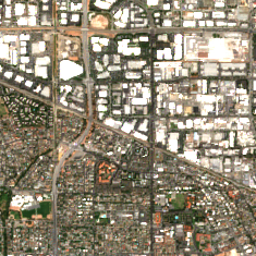 Cologix SV1 site on 2018-07-09, Sentinel-2 satellite true color