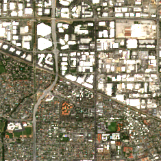 Cologix SV1 site on 2024-05-03, Sentinel-2 satellite true color