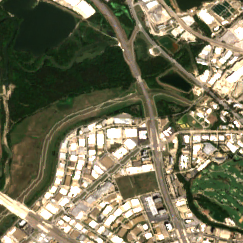 ColoHouse Dallas 1 site on 2024-09-10, Sentinel-2 satellite true color