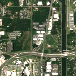 ColoHouse Tampa 2 site on 2018-05-09, Sentinel-2 satellite true color