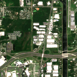 ColoHouse Tampa 2 site on 2022-05-08, Sentinel-2 satellite true color
