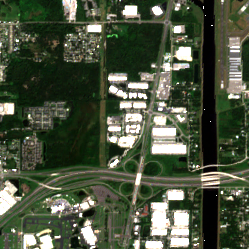 ColoHouse Tampa 2 site on 2025-09-19, Sentinel-2 satellite true color