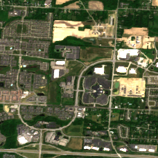 Columbus site on 2020-06-08, Sentinel-2 satellite true color