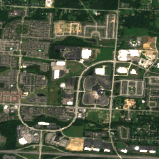 Columbus site on 2025-08-01, Sentinel-2 satellite true color